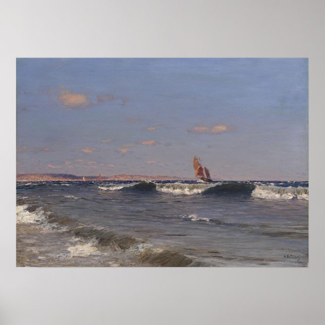 Breaking Wave von Dubovskoy Poster (Vorne)