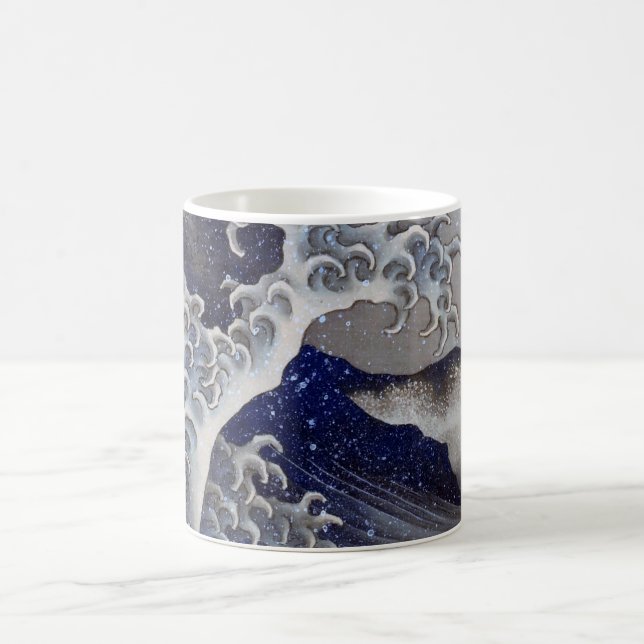 Breaking Waves, Hokusai Kaffeetasse (Mittel)