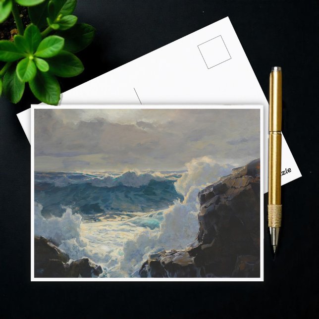 Breaking Waves Postkarte (Von Creator hochgeladen)