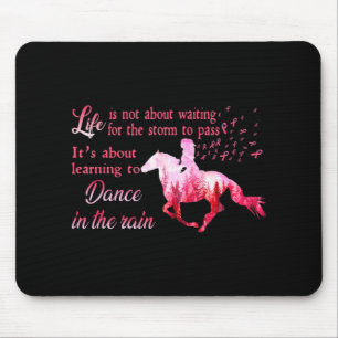 Breast Cancer Awareness Horse Ribbon Pink Ohrts Wo Mousepad