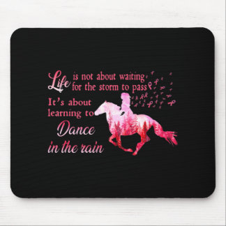 Breast Cancer Awareness Horse Ribbon Pink Ohrts Wo Mousepad