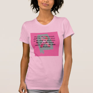 Breast Cancer Awareness in Alabama T-shirt 
