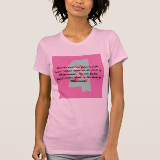 Breast Cancer Awareness in Mississippi T-shirt 