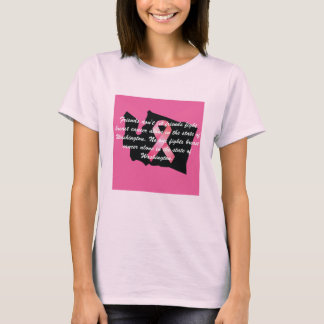 Breast Cancer Awareness in Washington T-shirt 