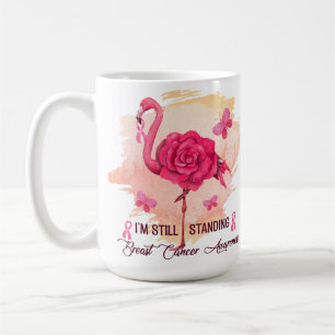 BREAST CANCER AWARENESS PINK FLAMINGO KAFFEETASSE