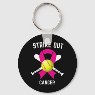 Breast Cancer Awareness Softball Fighting Schlüsselanhänger