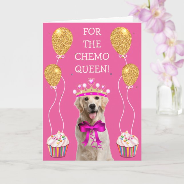 Breast Cancer Chemo Cute  Karte (Orchidee)