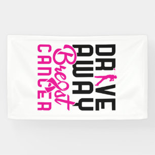 Breast Cancer Golfspielen Golf Golfer entfernen Banner
