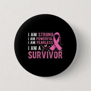 Breast Cancer Survivor Month Support Breast Cancer Button