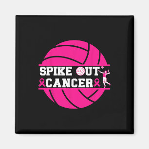 Breast Cancer Volleyll Player Breast Cancer Awa Magnet