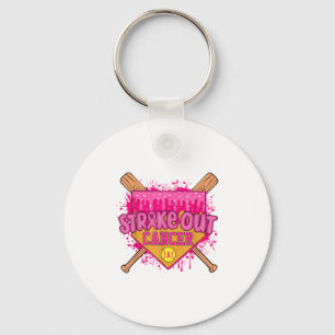Breast Cancer Warrior Softball Tropfen Hom ausschl Schlüsselanhänger