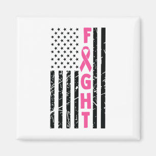 Breast Survivor American Flag Breast Cancer Awaren Magnet