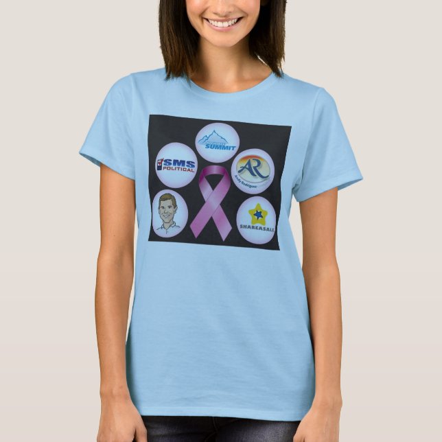 BreastCancerWalk_front_black T-Shirt (Vorderseite)