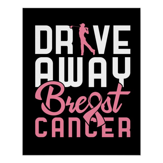 Breastkrebs abbrechen poster (Vorderseite)