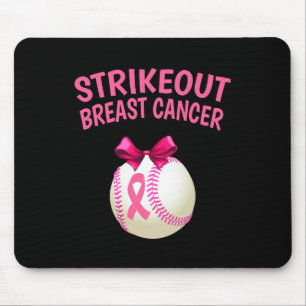 Breastkrebs ausschließen - Baseball Pink Mousepad