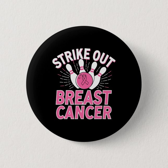 Breastkrebs ausschließen - Brustkrebs-Bewusstsein Button (Vorderseite)