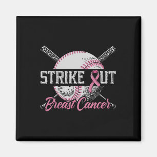 Breastkrebs-Baseball-Brustkrebs beenden Magnet