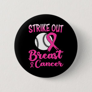 Breastkrebs-Baseball-Kampf Button