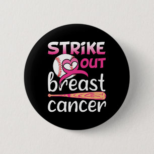 Breastkrebs-Bewusstsein ausschließen Baseball-Soft Button