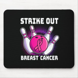 Breastkrebs-Bewusstsein ausschließen Rosa-Schleife Mousepad