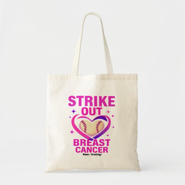 Breastkrebs-Bewusstsein für häusliche Gewalt aussc Tragetasche (Vorne)