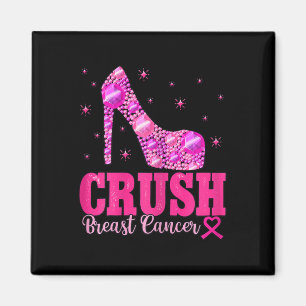Breastkrebs-Bewusstsein - Rosa Heels Magnet