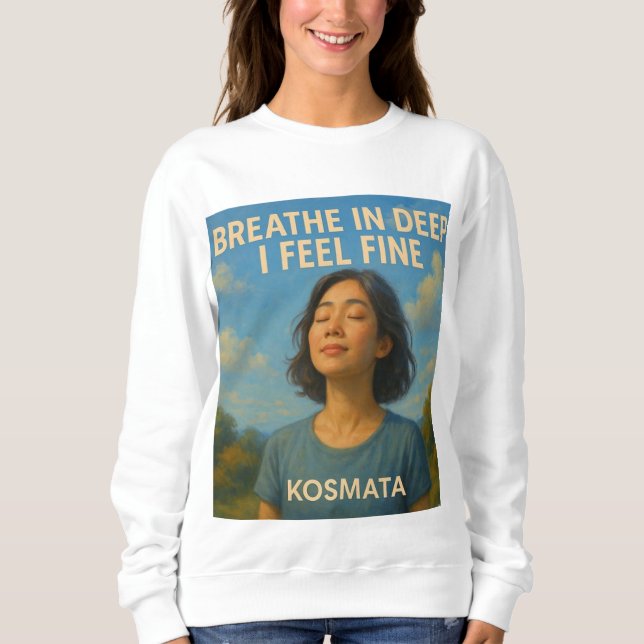 Breath in Deep - Sweatshirt Damen (Vorderseite)