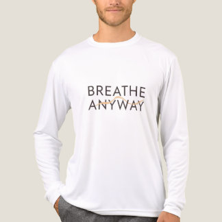 Breathe Anyway – Stress Awareness Minimal Yellow Tri-Blend Shirt