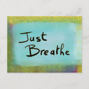 Breathe Blue Postkarte