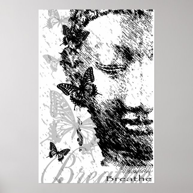 Breathe Buddha Poster (Vorne)