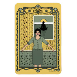 Breathe_C_4x6 Kühlschrank Magnet