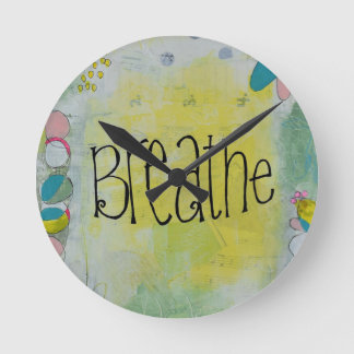 Breathe clock runde wanduhr