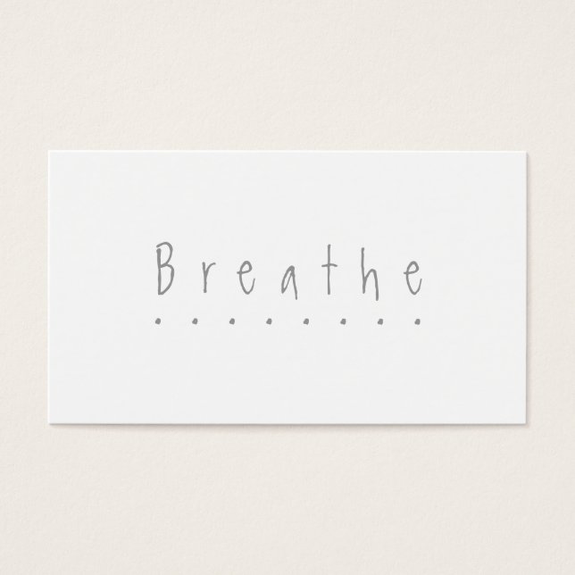 Breathe - die Karte "Break" (Vorderseite)