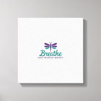 Breathe Dragonfly Suizidprävention psychische Gesu Leinwanddruck