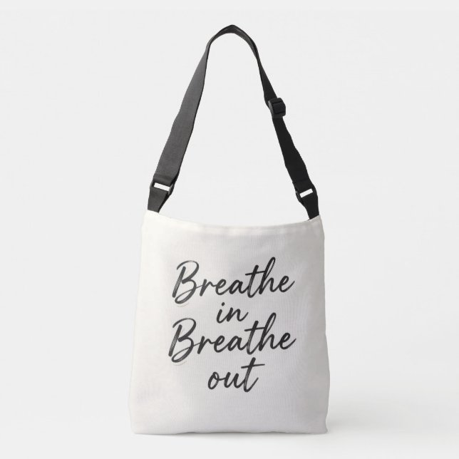 Breathe in, breathe out tote bag (Devant)