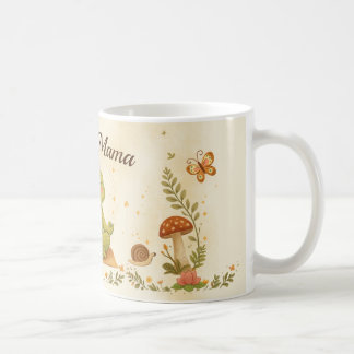 Breathe Mama Cute Frog Mindfulness Art Kaffeetasse