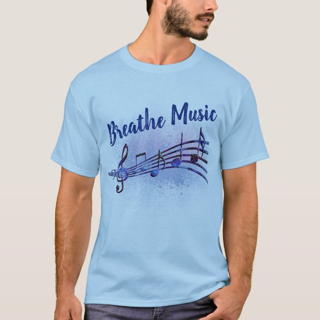 Breathe Music T-Shirt (Vorderseite)