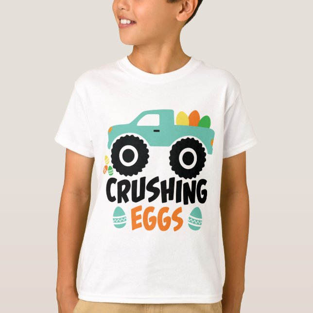 Brecheier Cool Moderner Osterhubwagen T-Shirt (Vorderseite)