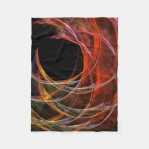 Brechen der Abstrakten Kunst des Kreises Fleecedecke