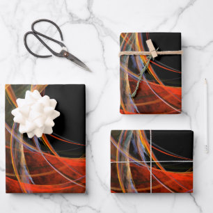 Brechen der Abstrakten Kunst des Kreises Geschenkpapier Set