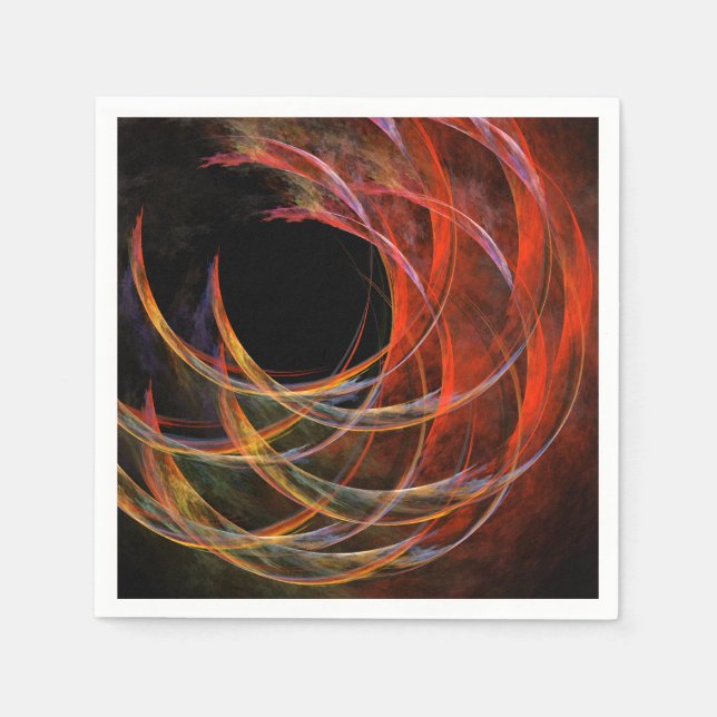 Brechen der Abstrakten Kunst des Kreises Serviette (Vorderseite)