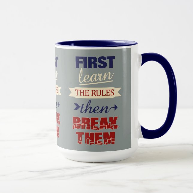 Brechen der Regeln - Tasse (Rechts)