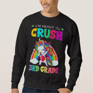Brechen des 3. Grades des Einhorns zurück zur Schu Sweatshirt