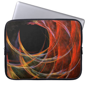 Brechen des Circle Abstrakt Art Laptop-Sieb Laptopschutzhülle