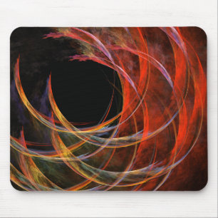 Brechen des Circle Abstrakt Art Mousepad