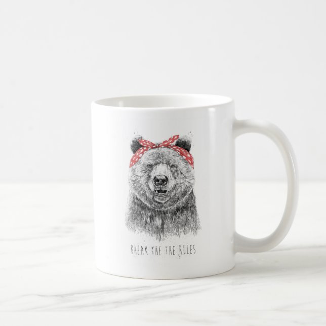 Brechen Sie die Regeln Kaffeetasse (Rechts)