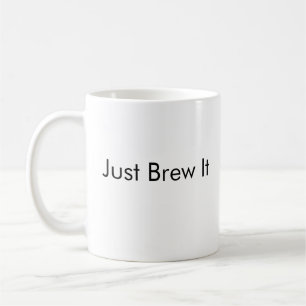 Brechen Sie es einfach Kaffeetasse