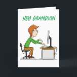 BRECHEN SIE IHREN GEBURTSTAG GRANDSON KARTE<br><div class="desc">VIELEN DANK,  DASS SIE VON EINER MEINER ACHT GESCHICHTEN GESCHAFFEN HABEN!</div>
