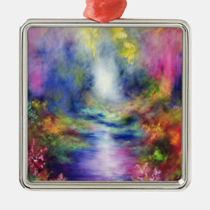Brechung 1988 silbernes ornament