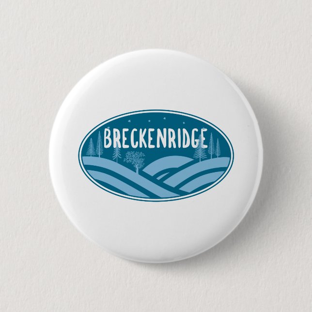 Breckenridge Colorado Außenbereich Button (Vorderseite)